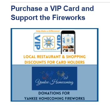 Purchase a VIP Card and Support the Fireworks